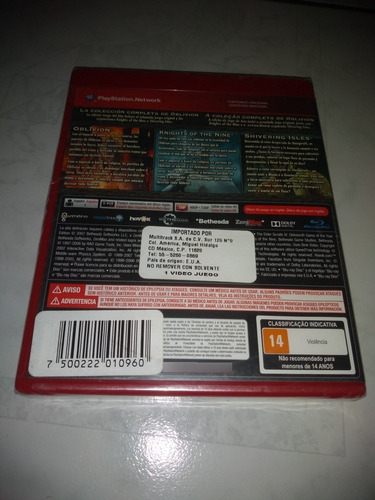Playstation 3 Ps3 Videogame Elder Scrolls Iv Oblivion Goty (Usado)