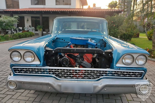 Imagem 11 de 12 de Ford Fairlane 500 4 Door 1959 59 - Documentado - Azul