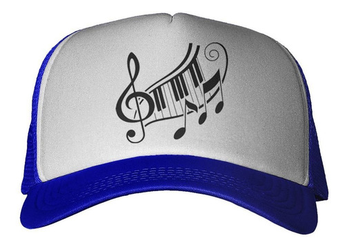 Gorra Nota Musical Piano Teclas