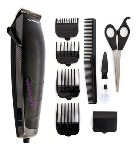 Maquina Corta Pelo Winco Clipper Regulable Cuchilla Titanio