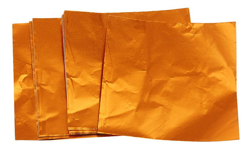 Paquete De Envoltorios Cuadrados De Papel De Naranja