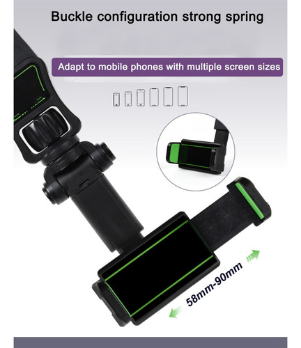 Soporte Para Teléfono Con Espejo Retrovisor De Coche 2pcs