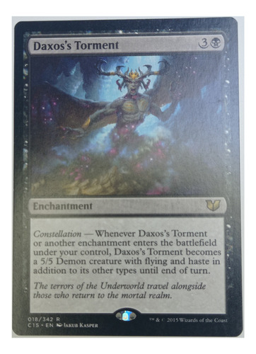 Carta Magic Daxos's Torment [c15] Mtg Enchantment