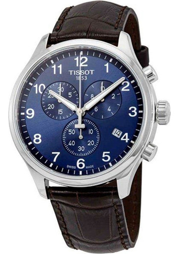 Reloj Tissot Chrono Xl Classic Esfera Azul Boleta