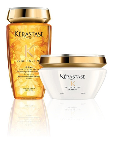 Kit Kerastase Elixir: Le Bain + Le Masque