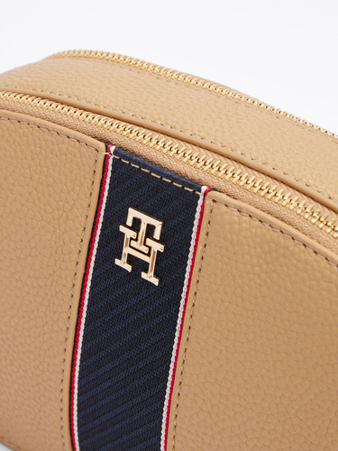 Bandolera Texturizada Leg Beige Tommy Hilfiger