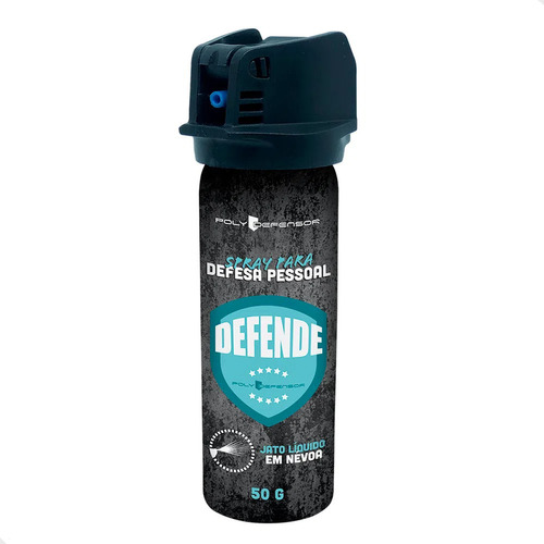 Spray Para Defesa Pessoal Defende 50g - Poly Defensor 