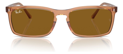 Lentes De Sol Marrón Transparente Ray-ban Rb4435676433