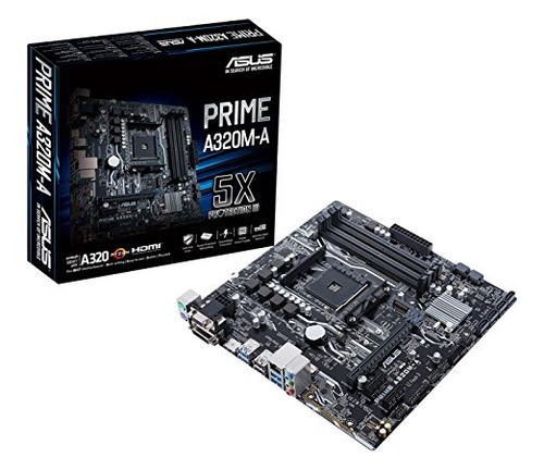 Asus Ryzen Am4 Ddr4 Hdmi Dvi-d Vga M.2 Usb 3.1 Ps / 2 Micro-