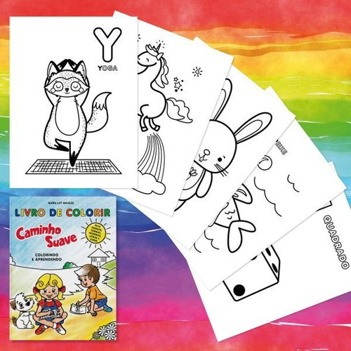 Livro De Colorir Infantil: Caminho Suave - Colorindo E Aprendendo, De Lot Micales, Maíra. Editora Caminho Suave, Capa Mole Em Português