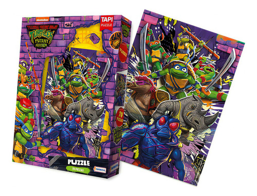 Rompecabezas 70 Tortugas Ninja Nick Tapi Puzzle Caos Mutante