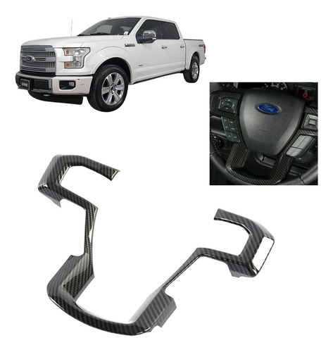 Embellecedor D Volante F Carbono F150 F250 Lobo 2015 A 2020 