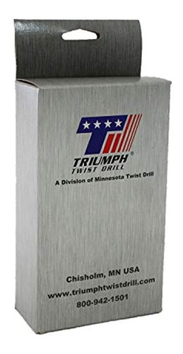 Triumph Twist Drill Co. Conjunto De Taladro De Óxido