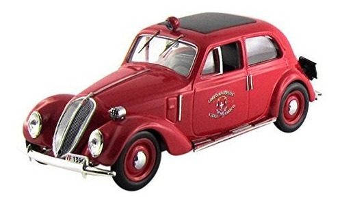 Coche Fiat 1500 6c, Rojo, 1948, Escala 1:43, Rio