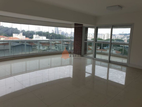 Imagem 3 de 15 de Apartamento Com 3 Dormitórios À Venda, 180 M² Por R$ 1.900.000,00 - Jardim Anália Franco - São Paulo - Av3745