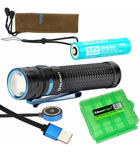 Olight Baton Pro 2000 Lúmenes Bolsillo Edc Linterna Led, Bat