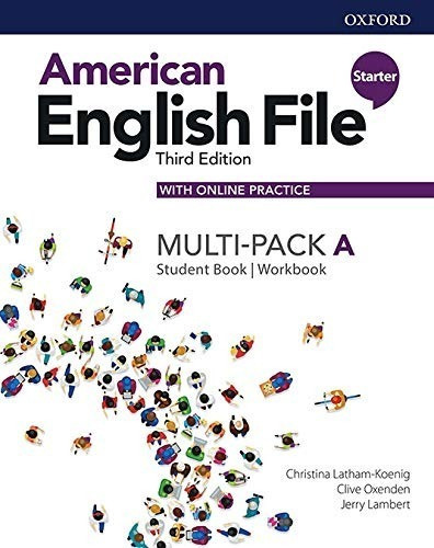 American English File Starter Split A Student Y Workbook, De Christina Latham Koenig. Editorial Oxford, Tapa Blanda, Edición 3ed En Inglés, 2019