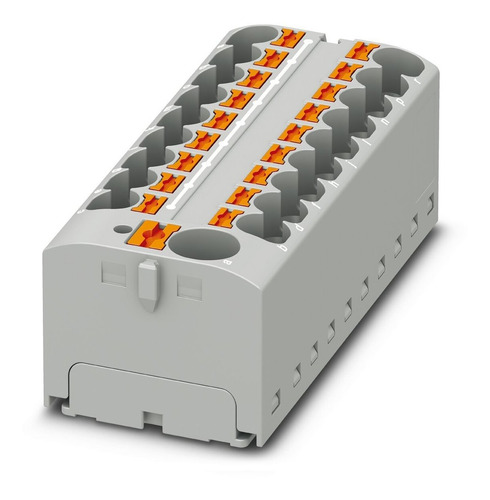 Bloque Para Distribucion Phoenixcontact Ptfix 10/18x4-g Gy