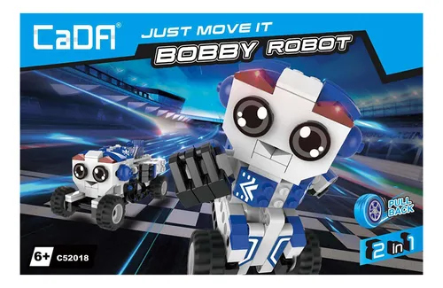 Robot Bobby 2 En 1 Para Construir Con Bloques Cadfi52018