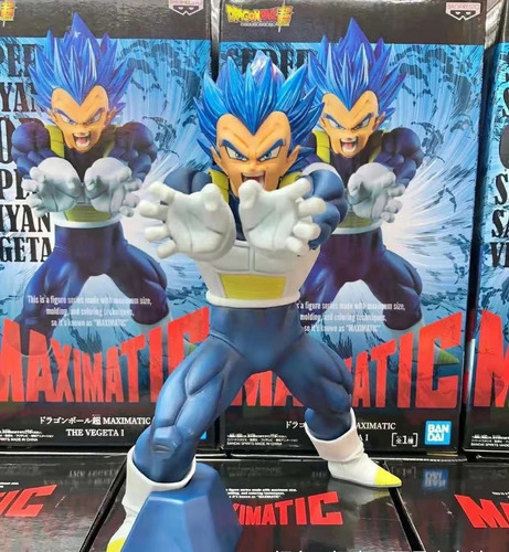 Banpresto - Dragon Ball Super - Vegeta Dios Azul Maximatic