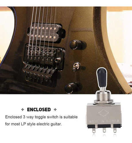 Interruptor De 3 Vías Para Guitarra De 6 Piezas, Selector De
