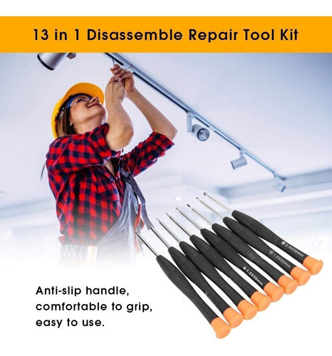 Imagen 5 de 6 de Kit Destornilladores Herramientas Para iPhone Celulares Clic