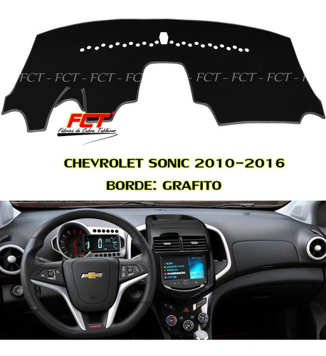 Cubre Tablero Chevrolet Sonic 2012 2013 2014 2015 2016 Fct