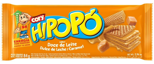 Biscoito Wafer Hipopo Doce De Leite 84g