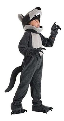 Disfraz Talla Xsmall Unisex Para Niños De Lobo Halloween