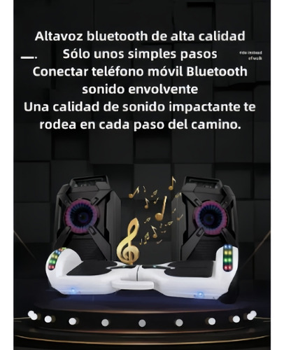 Smart Balance Scooter Patineta Electrica Bluetooth 6.5