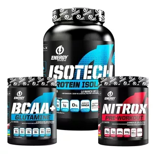 Pack Energy - Isotech 1kg + Bcaa 500gr + Nitrox 500gr