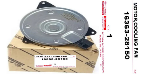 Motor Electroventilador Corolla Importado Irani 1.8 10-2014