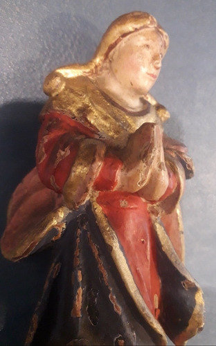 Imagen Virgen Maria Inmaculada  Tala Madera Dura Lusitana