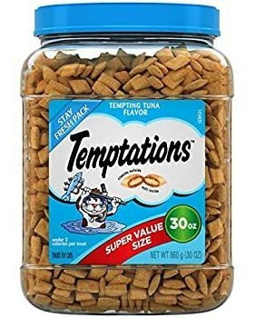 Temptations Classic, Galletas Para Gatos Sabor Atún , 30 Oz.