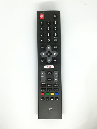 Imagen 2 de 3 de Control Remoto Smart Rca Admiral Talent Tds1843fi Ns18 Hs8b