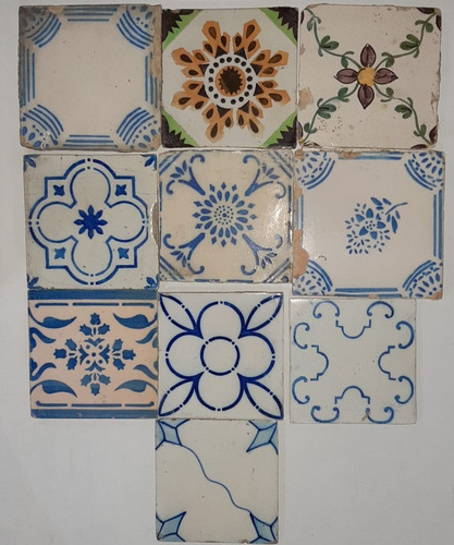 Imagen 2 de 10 de Antigua Colección 76 Azulejo Pas De Calais 7645