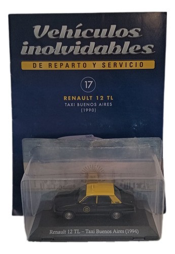 Auto Coleccion Reparto Y Servicio Renault 12 Tl Taxi 1994