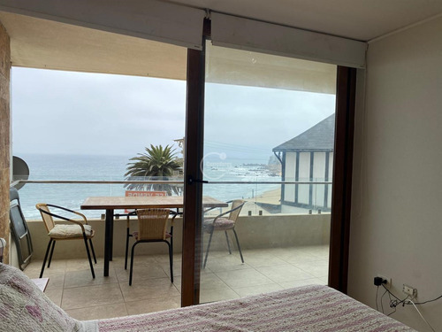 Venta Departamento En Concón De 3 Dorm. Primera Linea Playa