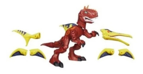 Imagen 4 de 9 de Dinosaurio Jurassic World Hero Mashers Hybrid Para Armar