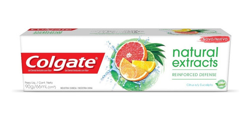 Imagen 1 de 1 de Crema Dental Colgate Naturals Citrus & Eucaliptus 90gr