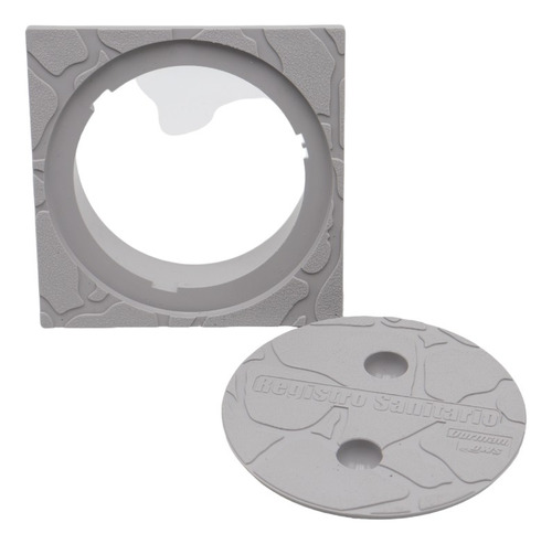 100 Tapas Inspección Tuberia 4 Coflex Pc-921 Pvc Rig 14x14cm