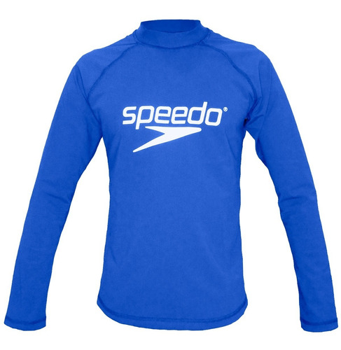 Camiseta De Baño De Manga Larga Surf Speedo Azul Marino