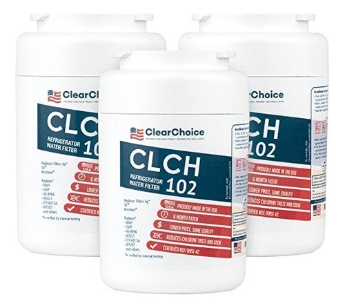 Filtro De Agua Clear Choice Clch102 Para Refrigeradores Ge -