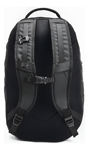 Mochila Under Armour Hustle Pro 6.0 Backpack Comoda Original Gris Oscuro Lisa