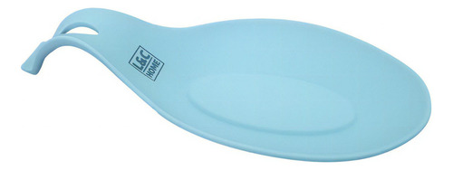 Porta Cucharon De Silicona Soporte Para Cuchara Reposa Color Verde Agua