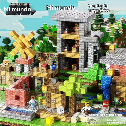 100 Cubos + 10, Bloque De Construcción Magnético De Juguete