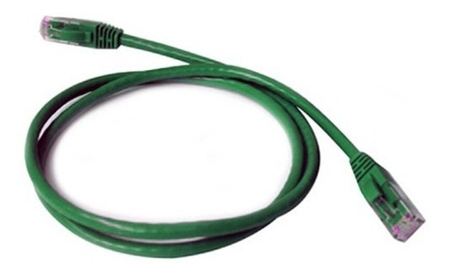 Cable Red Utp Armado Patch Cord Pc Mac Cat. 5e 1,20 Mt Verde