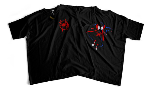 Remera Miles Morales Spiderman Todos Los Talles 100% Algodn