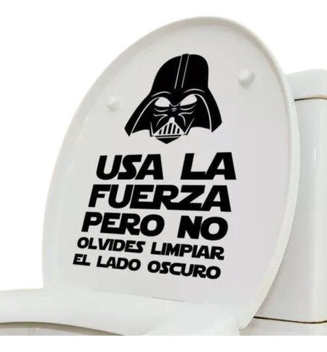 Vinilo Decorativo Adhesivo Para Baños Star Wars