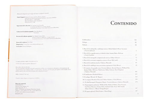 Manual De Diagnóstico Por Imagen Del Tórax Pequeños Animal